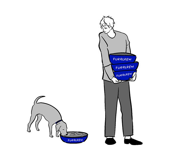 Girl with Dog